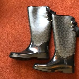 Coach waterproof boots
